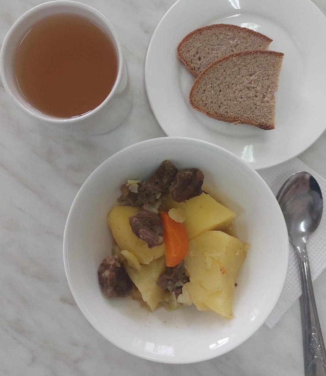 Тағамдар мәзірі. 2 апта 2 күн (04.10.2022). Меню блюд. 2 неделя 2 день (04.10.2022)