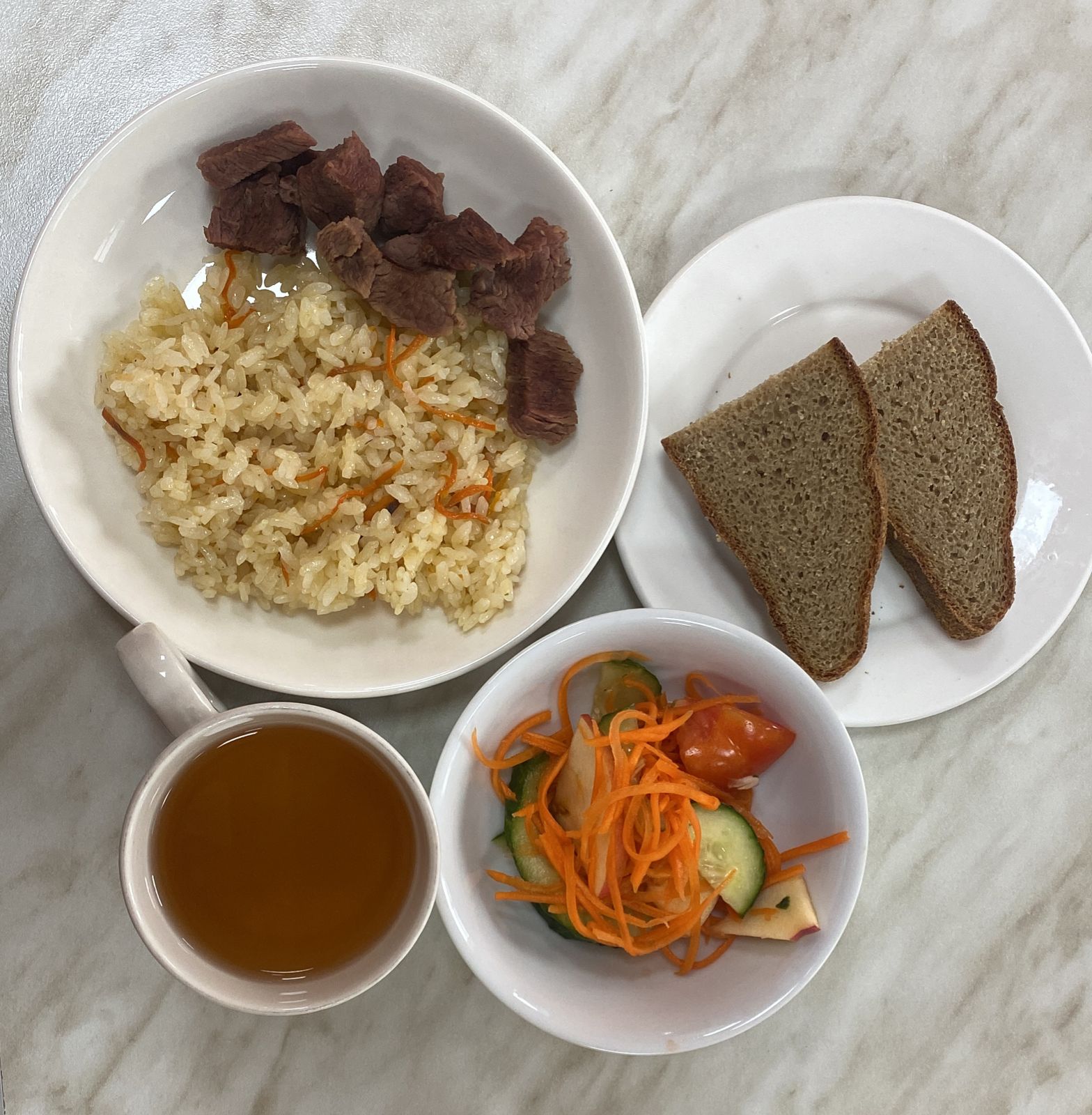 Тағамдар мәзірі. 1-апта 3-күн