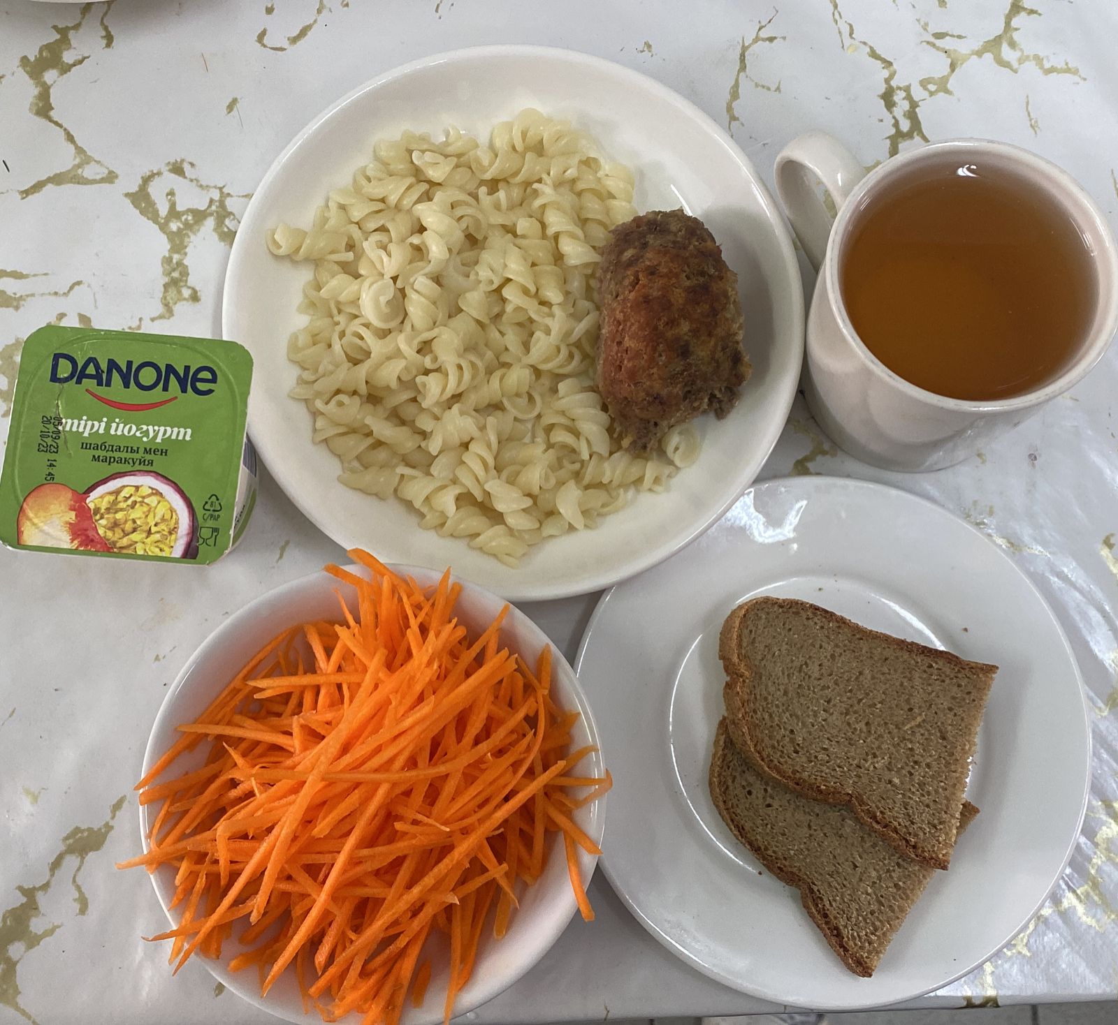 Тағамдар мәзірі. 1-апта 2-күн