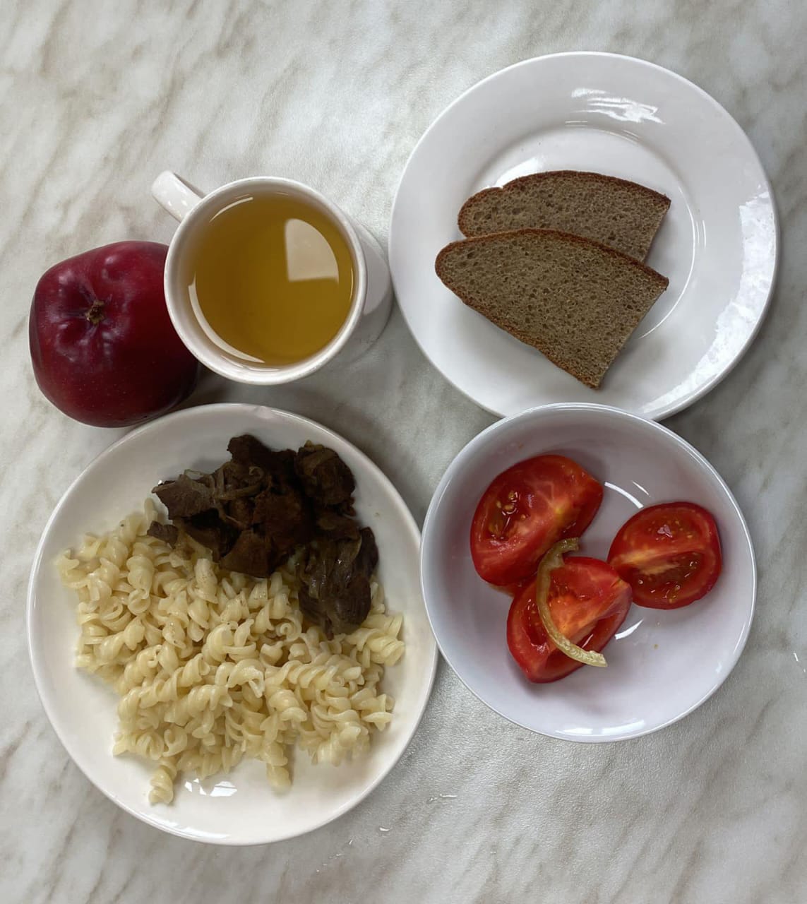 Тағам мәзірі. 2-апта 1-күн