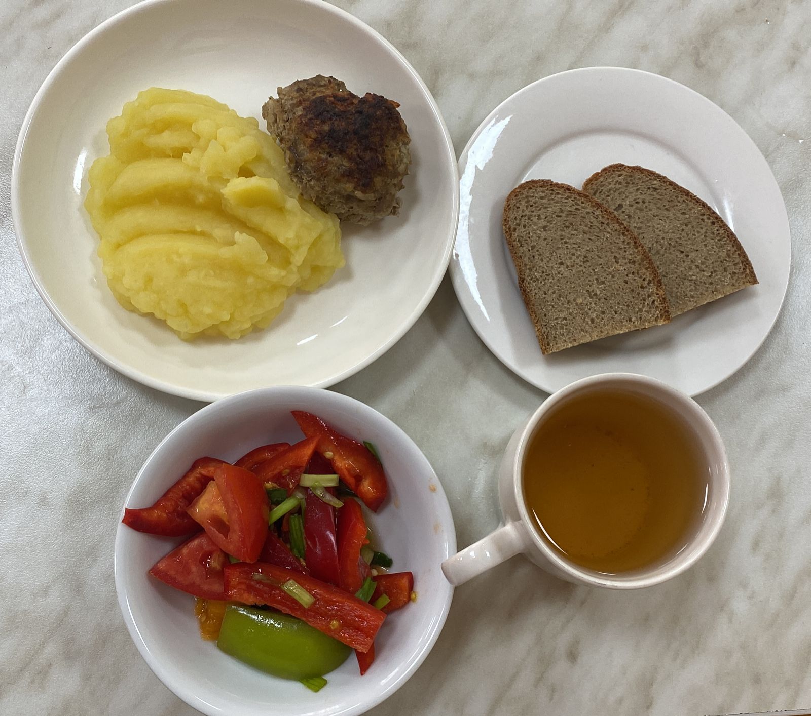 Тағамдар мәзірі. 1-апта 5-күн