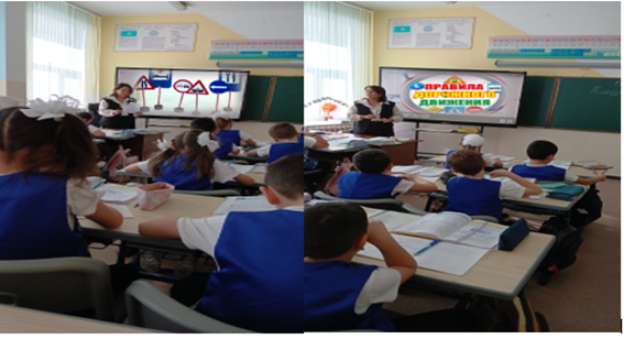 бірыңғай “Абайлаңдар, балақай” атты тәрбие сағаттары өтті.