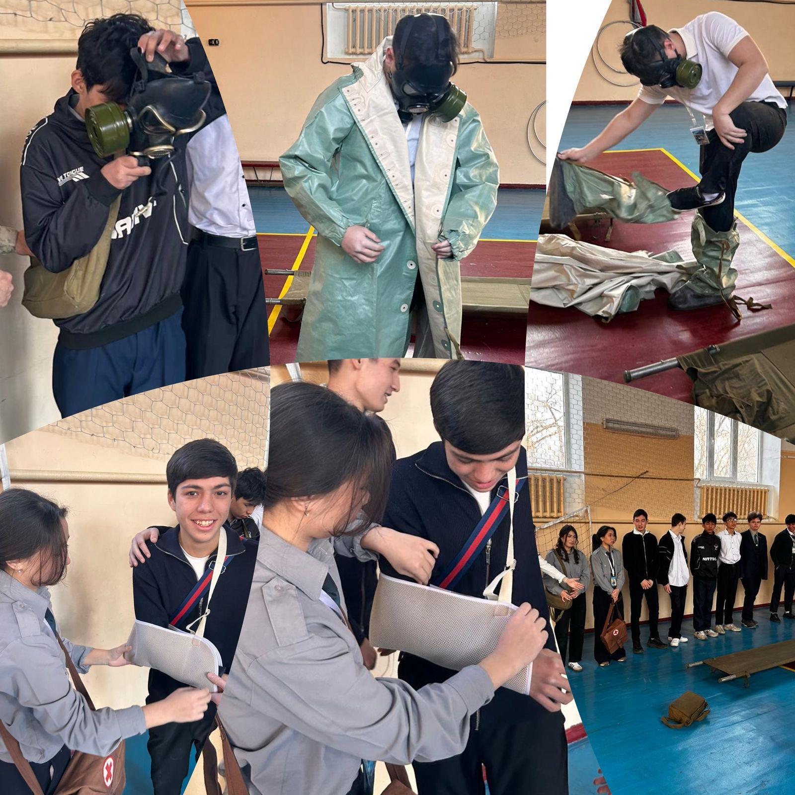 Азаматтық қорғаныс және төтенше жағдайлар элементтерінен тұратын спорттық эстафета өтті