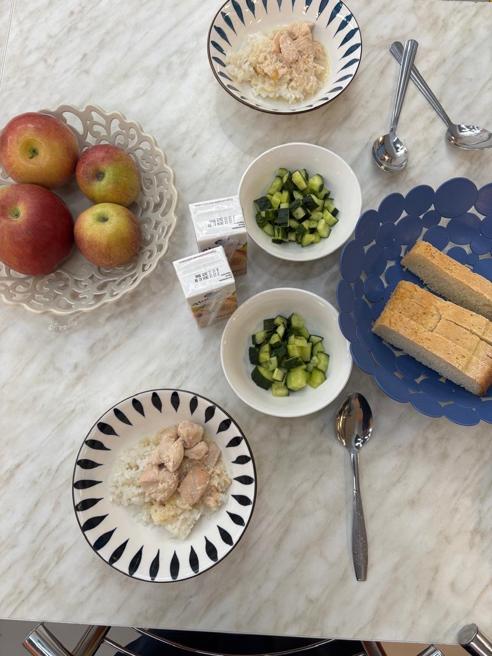 Ас мәзірі 1 апта 1 күн/Меню 1 неделя 1 день