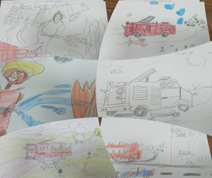 "Азаматтық қорғаныс: қауіпсіздік және төтенше жағдайларды қорғау" тақырыбында сурет байқауы