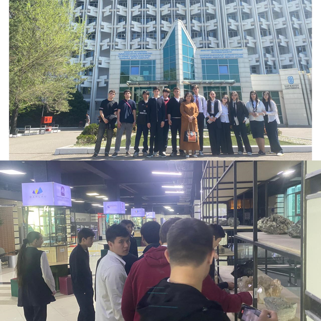 Қ.И Сатпаев атындағы Қазақ Ұлттық зерттеу техникалық университетіне экскурсияға барды