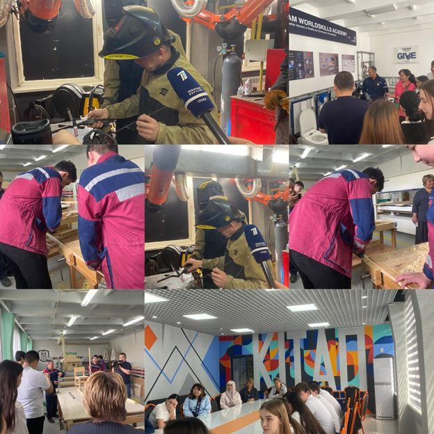 Алматы құрылыс -техникалық колледжінде  мастер класстан өтті