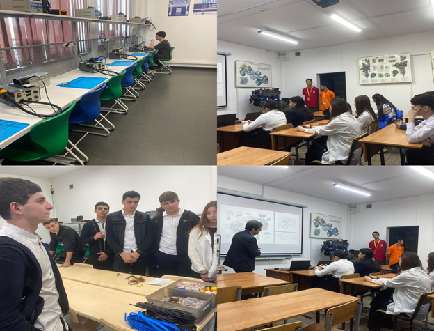 Евразия техника колледжіне барып экскурсиядан өтті