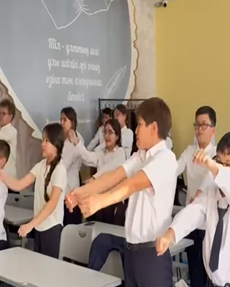 Оқушылары арасында сергіту сәті өткізілді