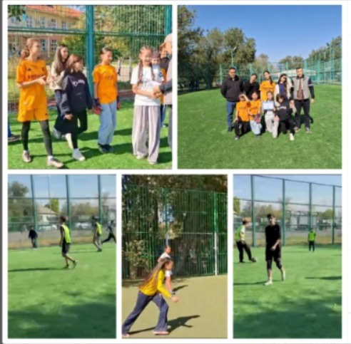 Футбол бойынша спорт секциясының  оқушылар арасында футбол турнирін өткізді