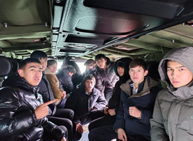 10-сынып оқушылары ҚР Ұлттық ұланының 7552 әскери бөлімінде өткен «Ашық есік күніне» қатысты