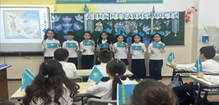 Қазақстан Республикасының Тәуелсіздік күніне арналған сынып сағаты өткізілді