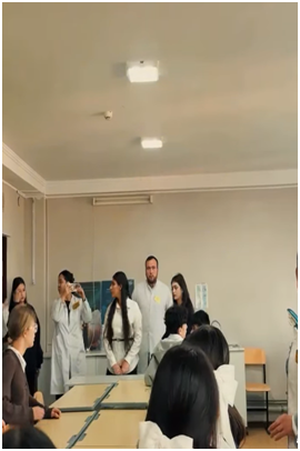 Жоғары медициналық колледжге экскурсия ұйымдастырылды.